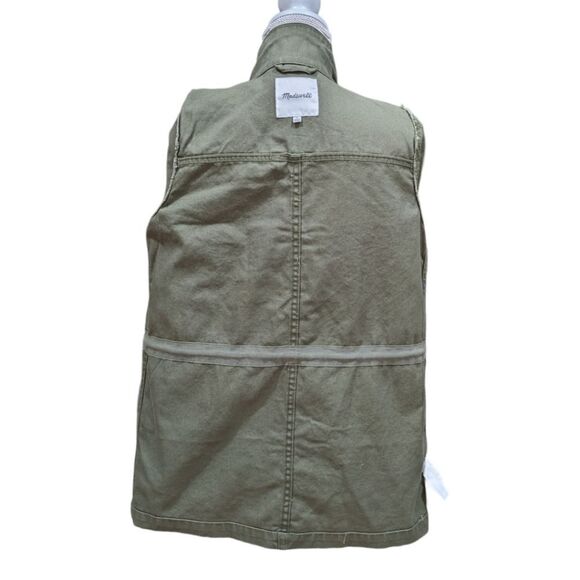 NWOT Madewell Military-Inspired Canvas Dispatch Jacket A1068 Size XS ARMY Green - Picture 9 of 12